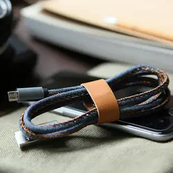 Износостойкие джинсы мобильный телефон micro USB кабель зарядного устройства для телефона Android