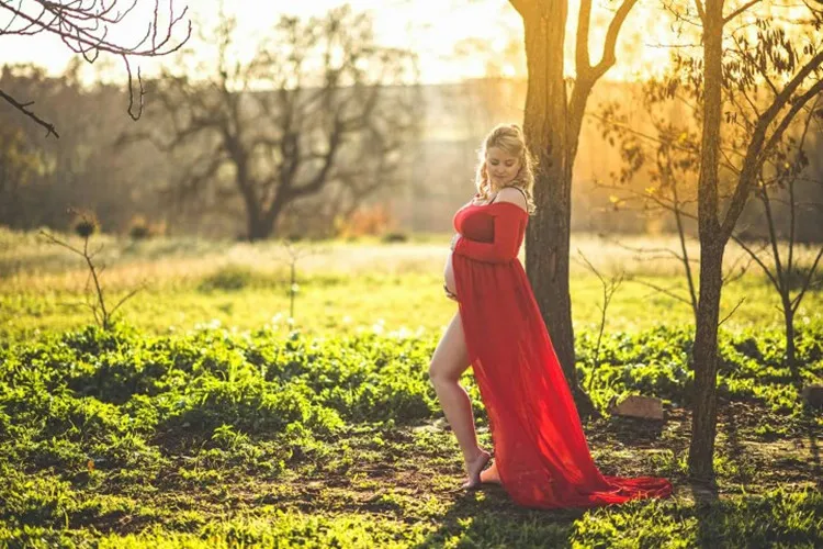 Беременности и родам Подставки для фотографий Беременность одежда макси платье для беременных платье макси платье шифоновое, для будущих мам платье для Беременность