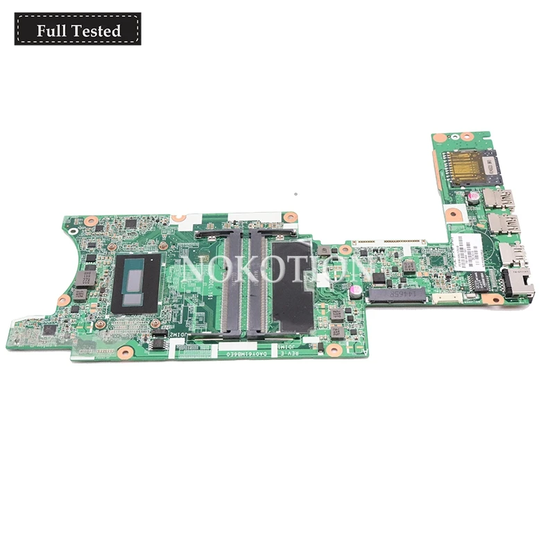 NOKOTION 781944-501 781944-001 аккумулятор большой емкости DA0Y61MB6E0 основная плата для HP pavilion 13X360 13-A Материнская плата ноутбука SR23Y I5-5200U Процессор на борту