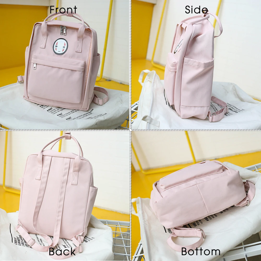 Herald Fashion Women Backpack Casual Student Bag for School Teenagers Girl Ladies Canvas Fabric Backpack Female Bookbag Mochila