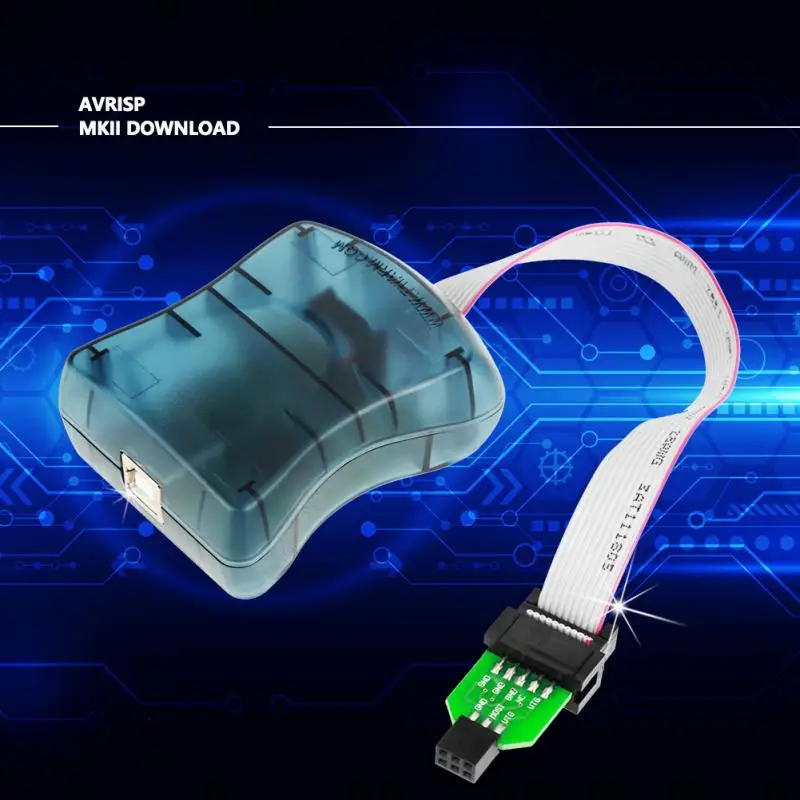 1 комплект AVRISP mkII загрузчик совместим с оригинальным программатор поддерживает AVR Studio NEW