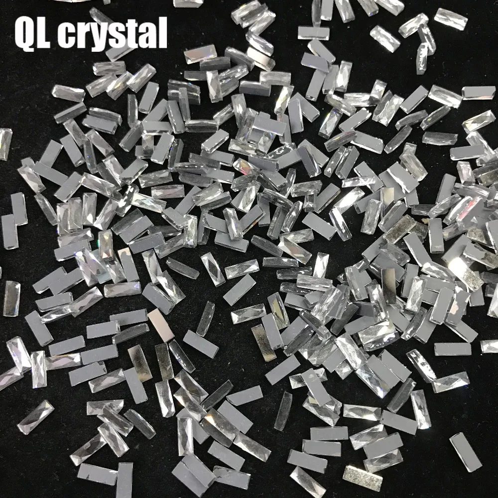 QL кристалл 3x7 мм кристалл Популярные DIY Одежда одежды обуви сумки клей на плоских спинках стеклянные кристаллы, стразы
