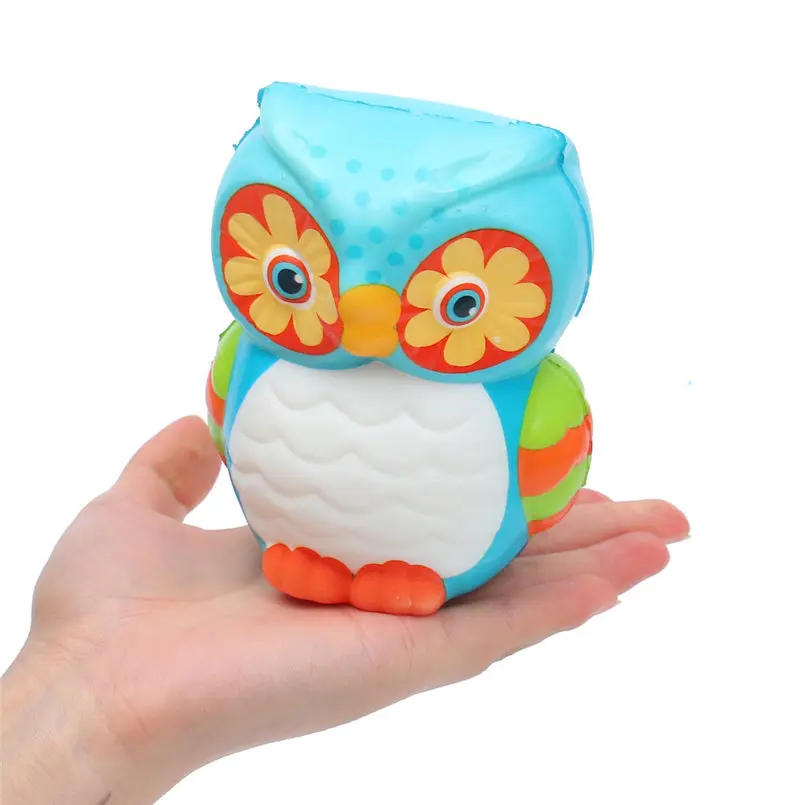 Оригинальные Kawaii милые медленно растущие милые 1 шт. сжимаемые милые животные Сова Ароматические медленно растущие декомпрессионные Подарочные игрушки дропшиппинг 20