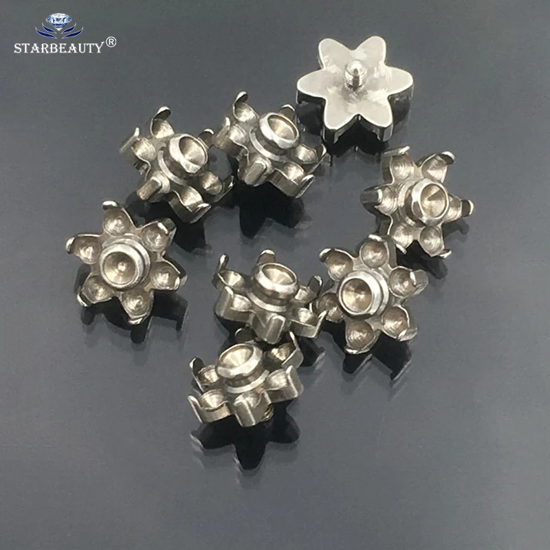 

10Pcs G23 Titanium DIY Top Part for Micro Dermal Anchor Material For Skin Diver Implants Jewelled Sexy Body Piercing Hide Rings