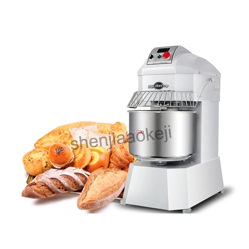 220V 1PC Commercial Bread Spiral Dough Mixer with dough temperature