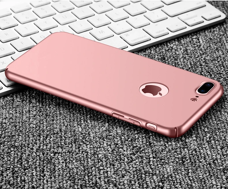 Простой чехол из поликарбоната с полным покрытием для iPhone 11 Pro 6 S 7 8 Plus X XR XS Max