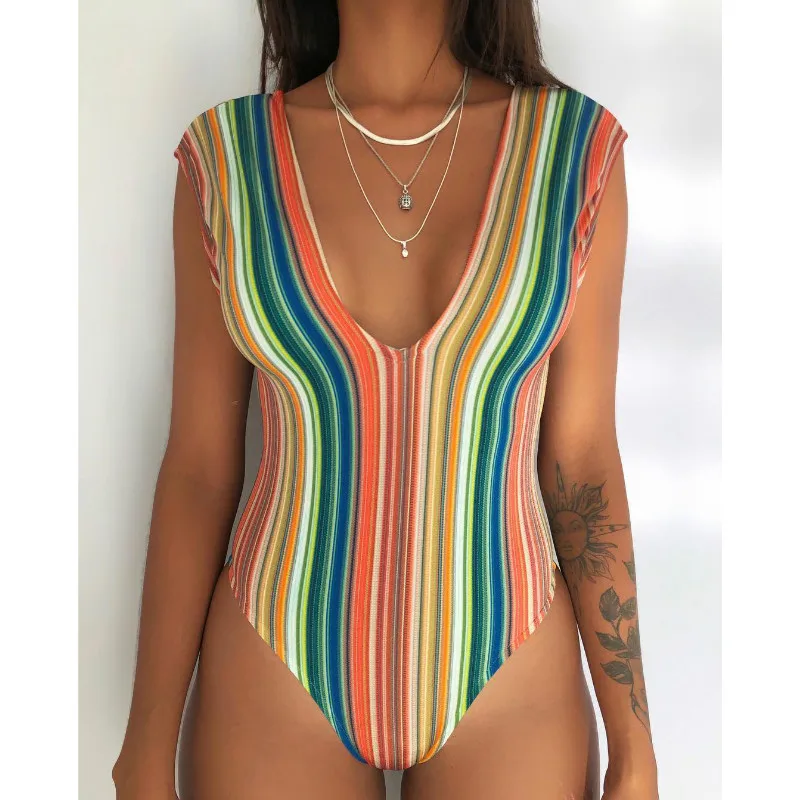 

One Piece Swimsuit Women Swimwear Monokini Girls Swimwear Sexy Swimsuit for Girls Trikini Summer Beach Swim Print Solid Style