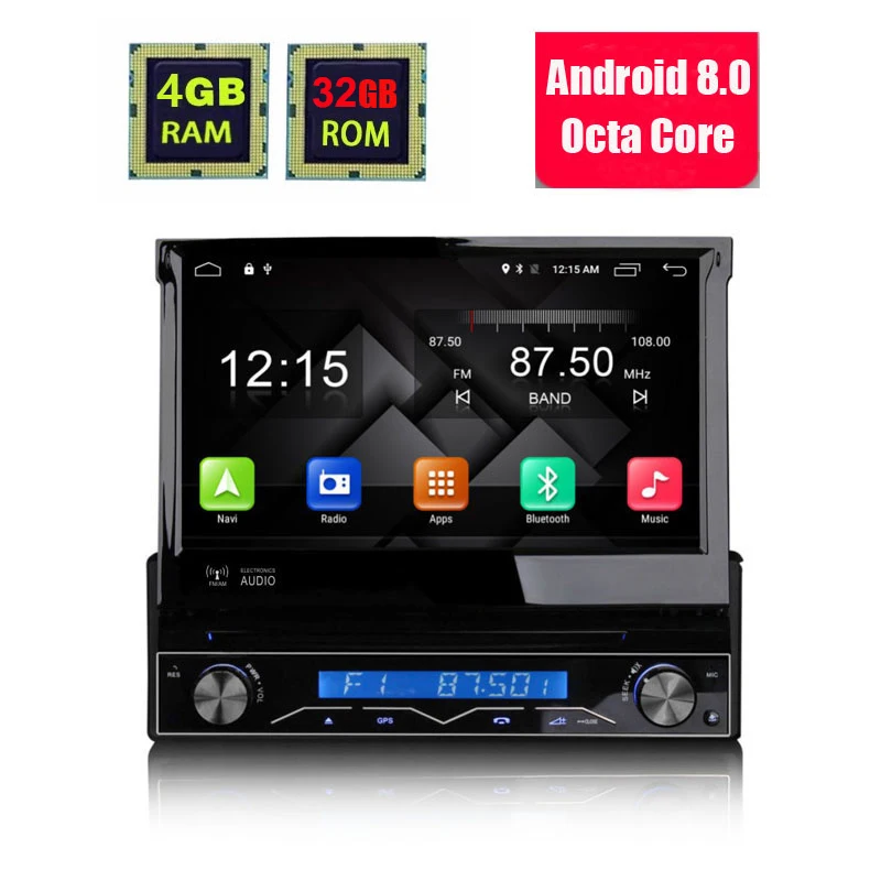 Автомобильная Мультимедийная система JSTMAX 7 &quot Восьмиядерный процессор Android 8 0 OS