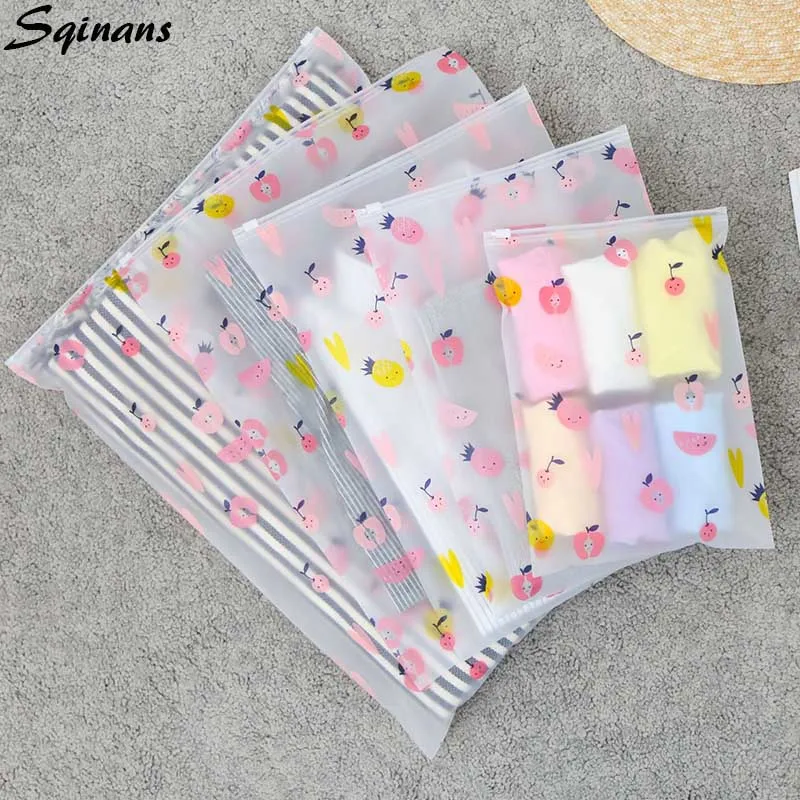 

1PC Zip Lock Plastic Bags Reclosable Transparent Travel Clothes Storage Bag Wardrobe Closet Organizer Ziplock Bag Small Shoe Bag