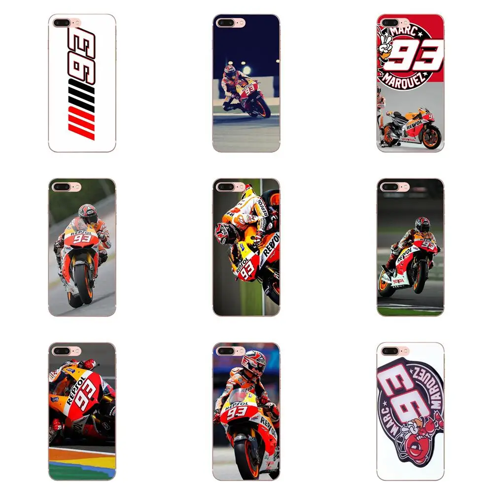 

For Huawei Honor 4C 5A 5C 5X 6 6A 6X 7 7A 7C 7X 8 8C 8S 9 10 10i 20 20i Lite Pro TPU Cases Skin 2019 Marc Marquez Moto Gp 93