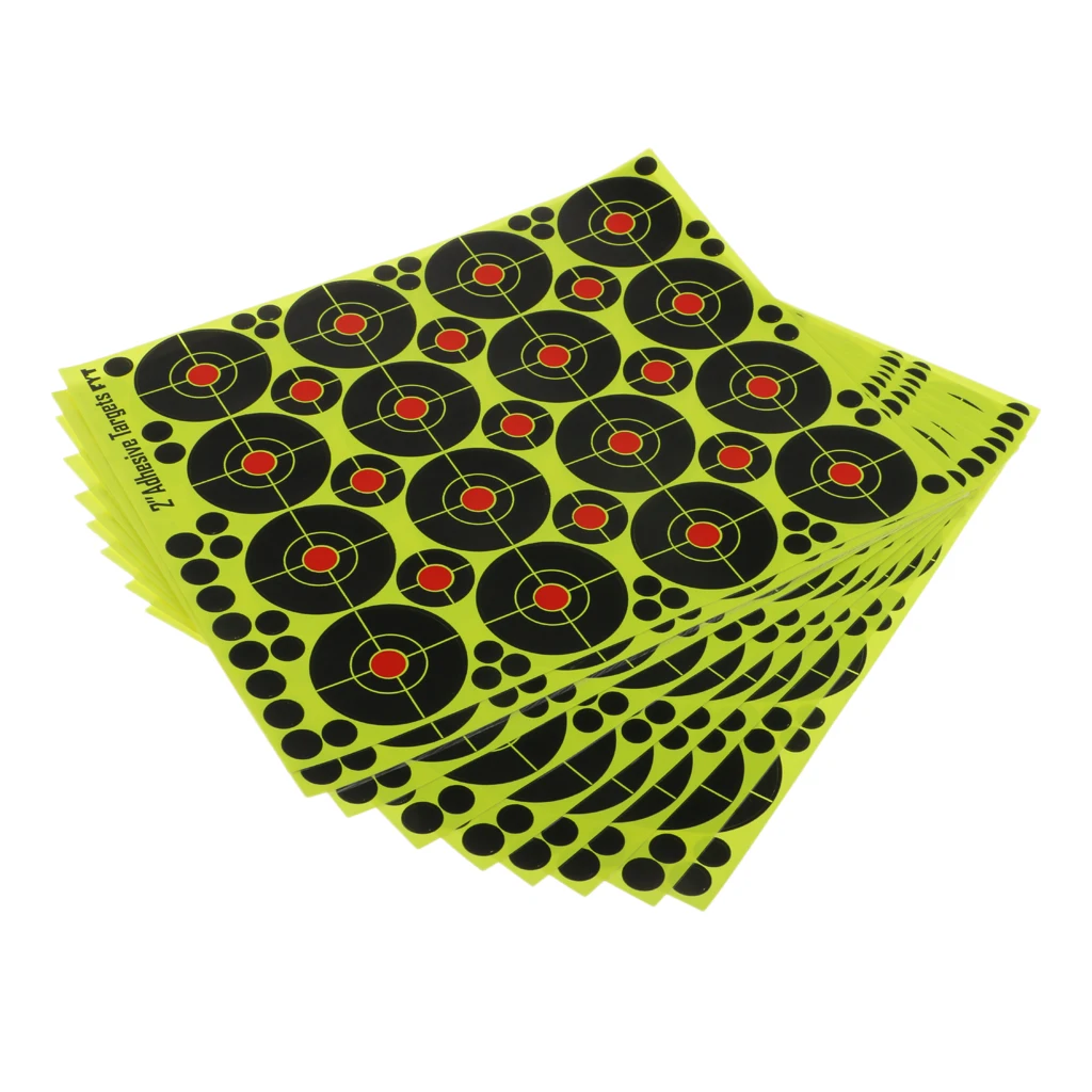 

160pcs 2'' 5cm Shooting Targets Reactive Splatter Paper Target for Archery Arrow Hunting Practice