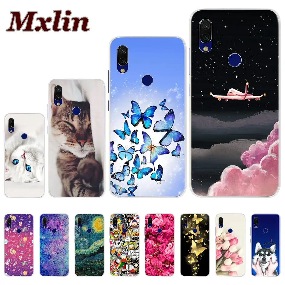 

Redmi 7 Newest Printing Case For Xiaomi Redmi Note 7 Case Soft Silicone Phone Shell For Xiaomi Redmi7 Redmi Note7 Pro Back Cover