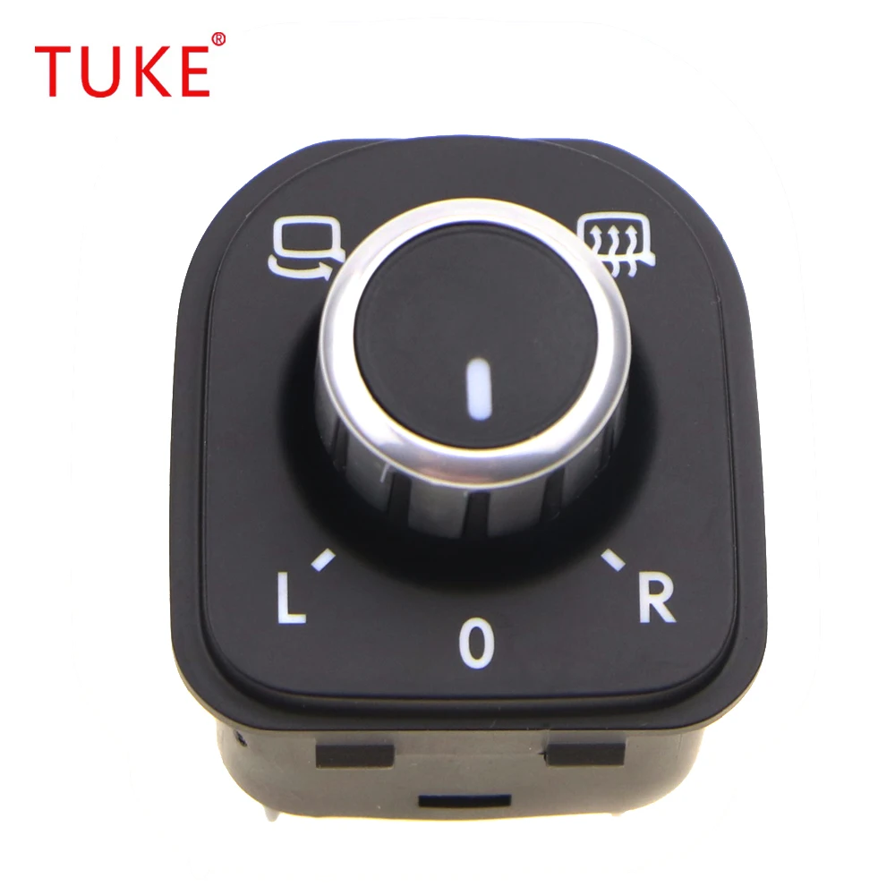 Переключатель TUKE OEM 5ND959565A хромированный с боковым зеркалом складная кнопка