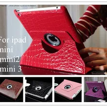 Магнитный умный чехол, кожаный чехол для ipad mini 2 ipad mini 3, чехол для планшета с вращающейся на 360 градусов подставкой