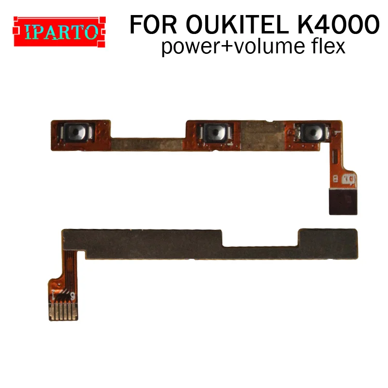 Гибкий кабель боковой кнопки OUKITEL K4000 100% оригинальный питания и Кнопки громкости