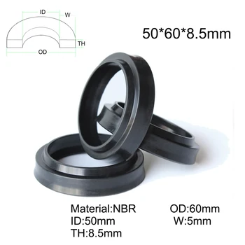 

10pcs/NBR Dedicated cylinder seals FC 50*60*8.5 Rubber Cylinder dust ring/FC type oil dust ring consumer product