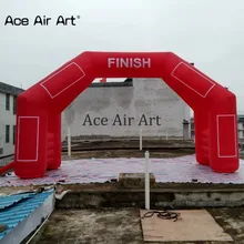 4 ноги красный надувной старт/финишная линия archway, рекламный арочный портал с снимающиеся наклейки коробки и свободно стоящий