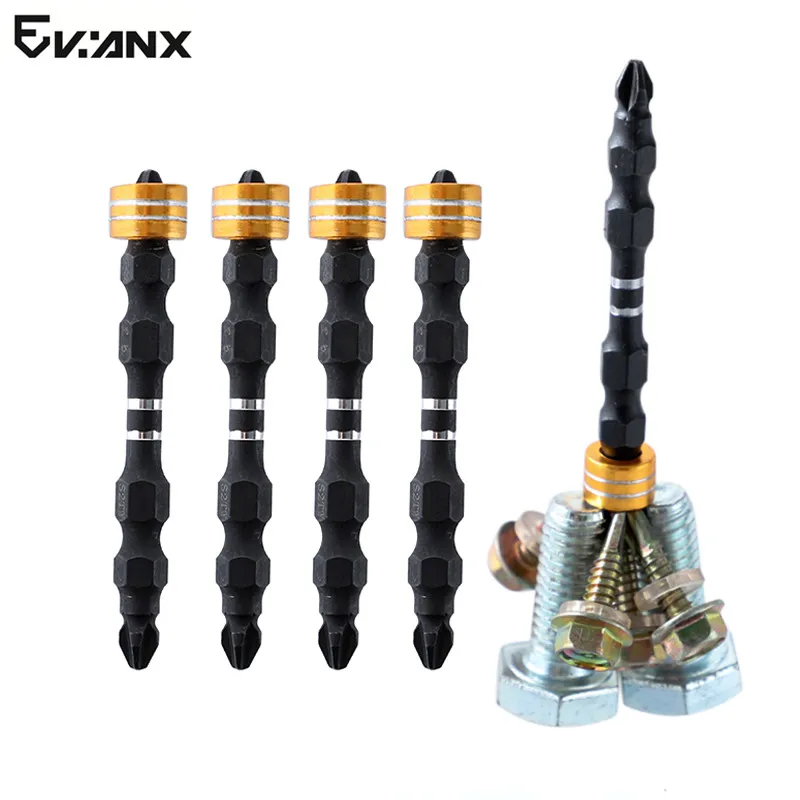 

Screwdriver Bits Set 6.35mm Strong Magnetic Double Head Phillips Bit 65mm Drywall Screwdriver
