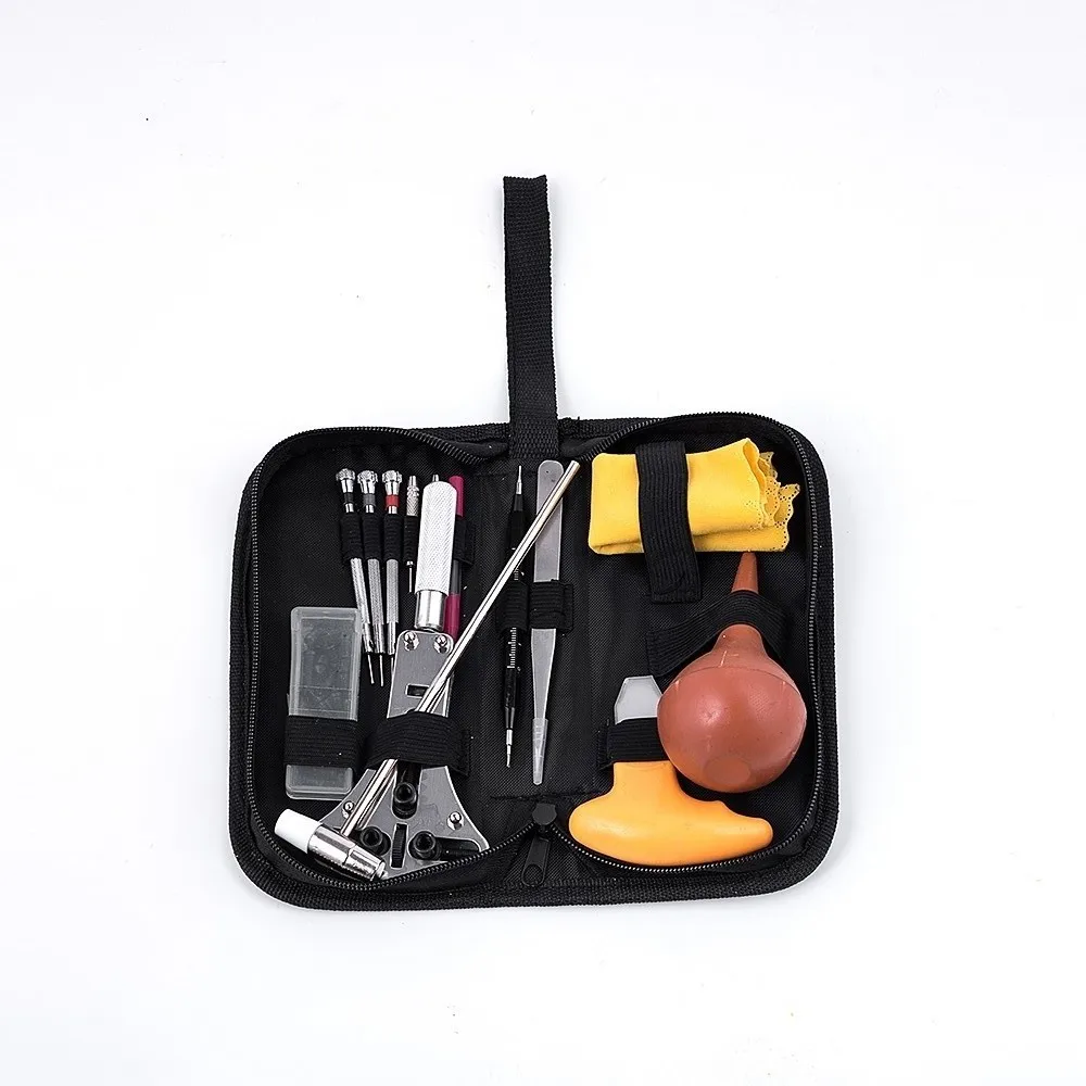 

14Pcs Watch Tools Clock Repair Tool Kit Opener Link Pin Remover Set Spring Bar Watchmaker Tools