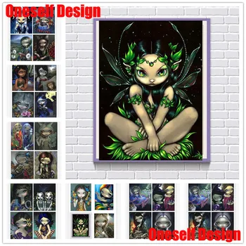 

Hot 5d diamond embroidery full Cute Girl Diamond Painting Full Square/Round Cartoon Girl diamond mosaic Sale rhinestones picture
