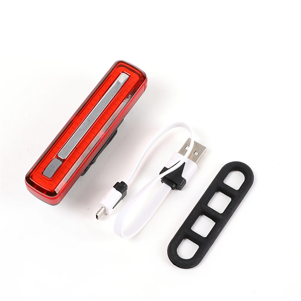 

UltraBright Bike Light USB Rechargeable Bicycle Tail Light Red High Intensity Rear Easy To Install for Cycling Safety Flashlight