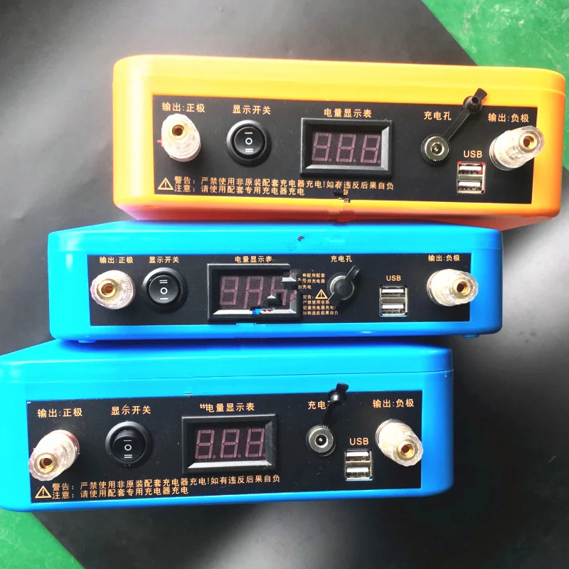 12V 100AH Lithium ion Battery lipo li-ion with Case BMS USB 5v LED light for solar EV Car Golf Cycling Electric Bicycle Part (4)