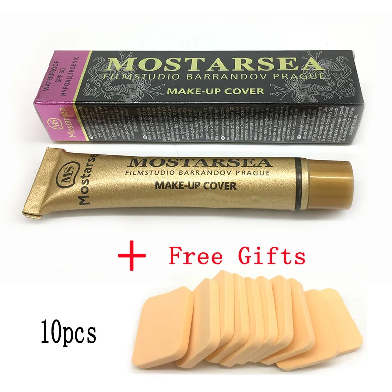 

Brand Maquiagem Mostarsea makeup covers 30g primer face concealer base beauty cosmetics tatoo cream corrector Corretivo
