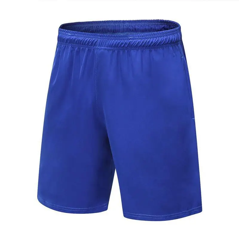 Мужские шорты для баскетбола, мужские баскетбольные шорты, быстросохнущие дышащие Однотонные эластичные мужские спортивные шорты - Цвет: Синий