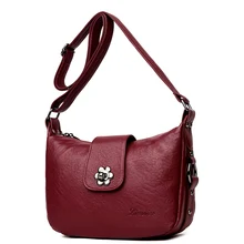 Повседневная женская сумка-мессенджер, роскошные сумки, Дизайнерские Сумки из искусственной кожи с цветами, сумки через плечо для женщин, сумка на плечо, новая сумка