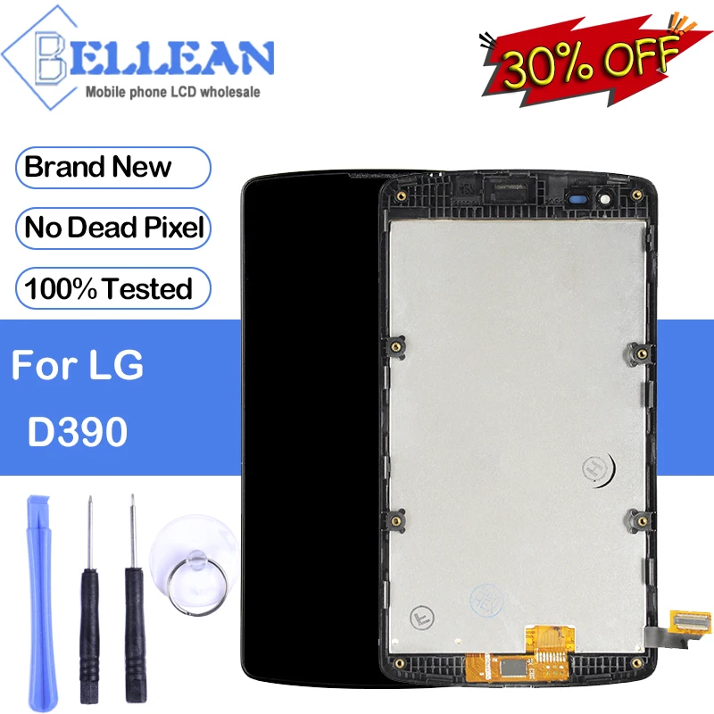 

Dinamico Promotion 4.5inch For LG F60 LCD Display With Touch Screen Digitizer Assembly Optimus D290 D390 F Fino D295 Lcd+Frame