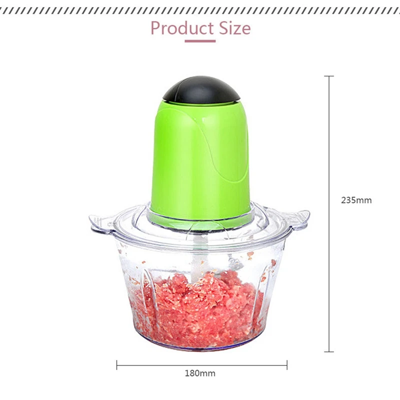 Multifunctional Household Electric Meat Grinder 4 Stainless Steel Blades Mincer Grinder Home Food Processor Mixer Fruit Blende