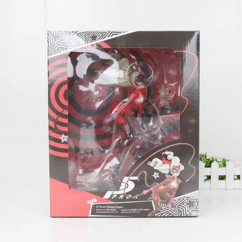 Futaba Sakura P5 Persona 5 Figma 363 Panther Anne Takamaki Kaito Ver. Shujinkou и Моргана фигурка героя ПВХ Коллекция игрушек - Цвет: in box