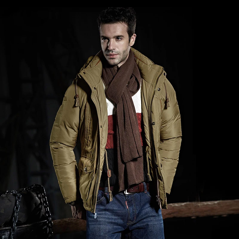 Autumn Winter Cotton Padded Jacket Men s Hooded Thickening Foreign Trade Plus Size Cotton Padded Clothes