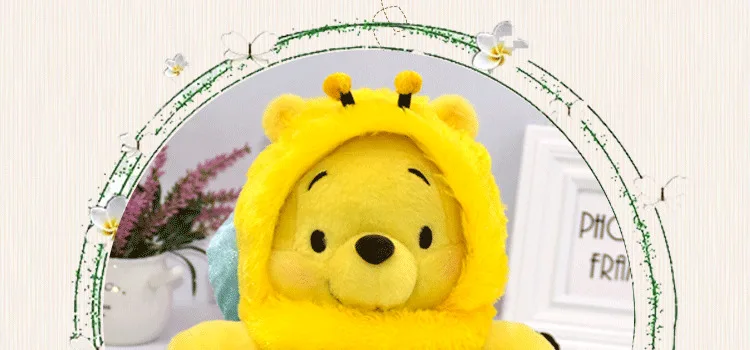 Kawaii Winnie cosplay Bee Bear, плюшевая игрушка, кукла, рюкзак, мягкие плюшевые куклы, игрушки, подарки на день рождения для детей, маленьких девочек