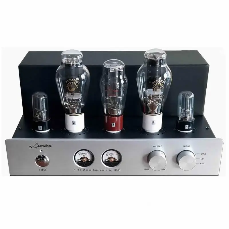 300B pure class A delicate and resistant tube amp HIFI power amplifier 9W×2 20Hz--25KHz distortion:1% (1kHz) | Обустройство дома