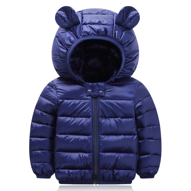

Baby Girls Jacket 2019 Autumn Winter Jacker For boy Coat Kids Warm Solid Hooded Children Outerwear Coat For Girls Clothes