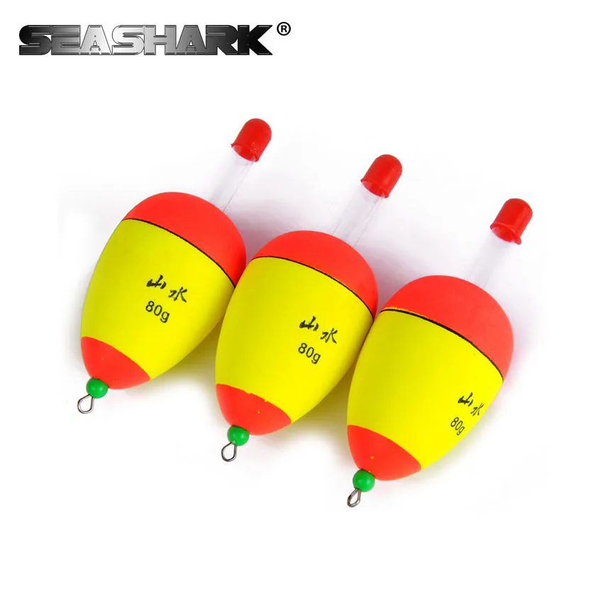 SEASHARK ЕВА поплавок 5 г/10 г/20 г/30 г/40 г/50 г/60 г/80 г ночного световой палочки пузатый