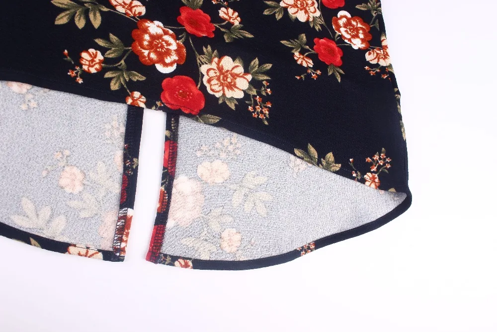 Back Zipper Shirts Women 2018 Loose White Top Femme Ladies Clothes Casual Floral Print Long Sleeve Elegant Blouse Vetements (20)