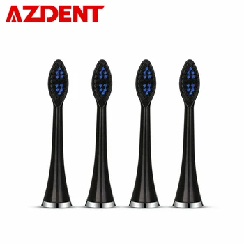 

AZDENT 4pc Replacement Heads Fit for AZDENT AZ-5 Pro Sonic Electric Toothbrush Smart 5 Modes Toothbrush Oral Hygiene Deep Clean