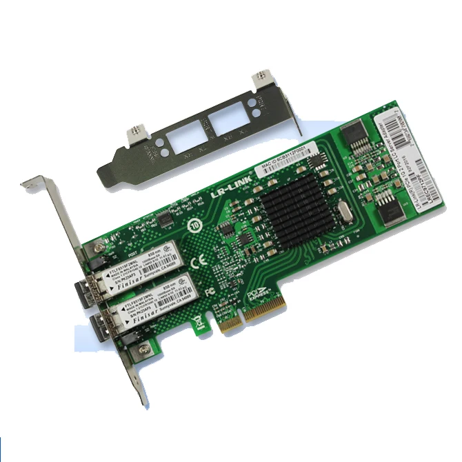 

LR-LINK 9712PF Gigabit Ethernet Dual Port Network Card 1000MBase-SX PCI-Express Fiber Optical Server Adapter Broadcom BCM5715