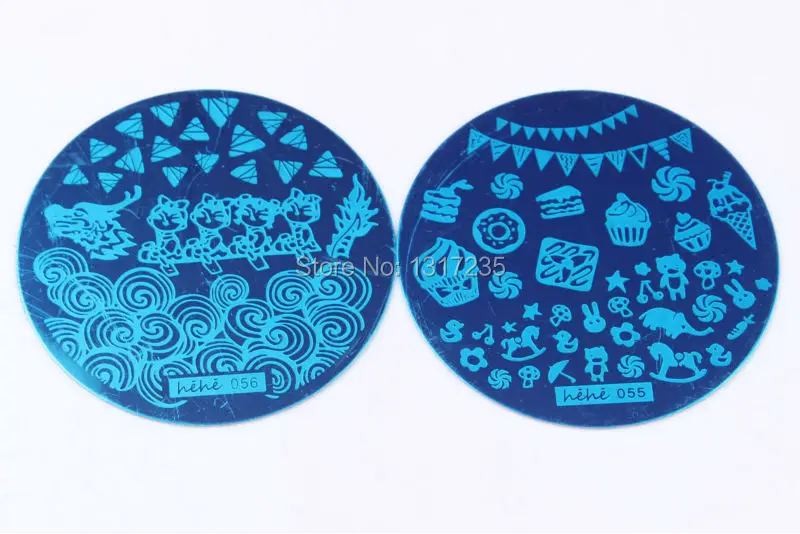 Conjunto de Stamper Placas de Imagem da Arte Placa de Arte do Unha + 1 Vermelho + 1 Rosa Case Unhas Manicure Modelo Pedicure Kit Ferramentas Jt130 10 Pçs 23 High Quality Beleza e saúde