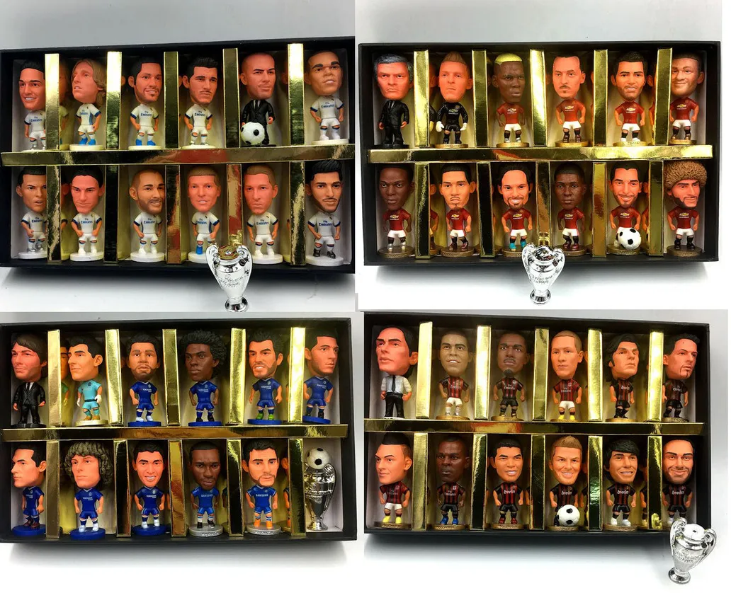 Milan Spain European Champions League Soccer Star Lovely Action Figures Model Toys Fans Collection Football Dolls Gift 2019 Milan Spain European Champions League Soccer Star Lovely Action Figures Model Toys Fans Collection Football Dolls Gift 2019