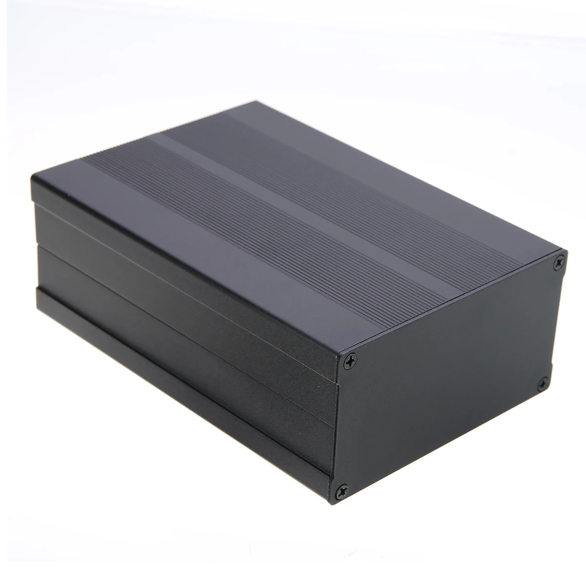 Black Aluminum Enclosure Case Electronic Project  Circuit Board PCB Instrument Box 150x105x55mm PCB instrument Box with 8 Screws