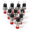 Details about  Red Cap Normally Open Mini Momentary Push Button Switch 7mm ► Photo 3/6