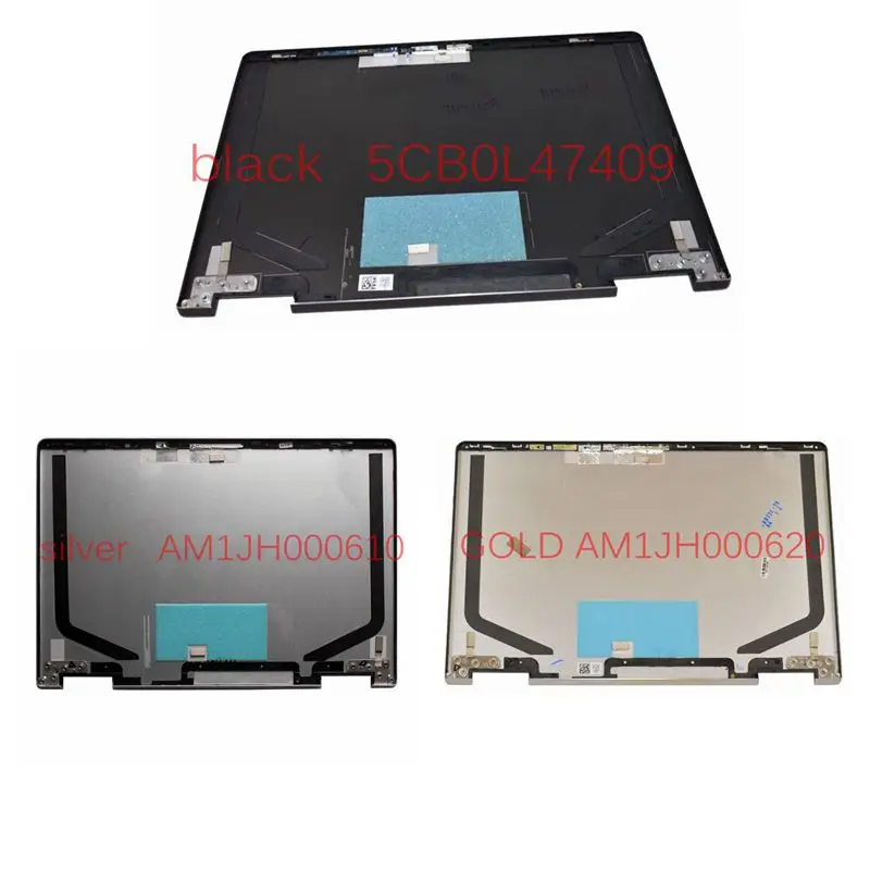 

GZEELE New FOR Lenovo Yoga 710-14 710-14IKB 710-14ISK Top LCD Back Cover Rear Lid Case Silver 5CB0L47412 AM1JH000610