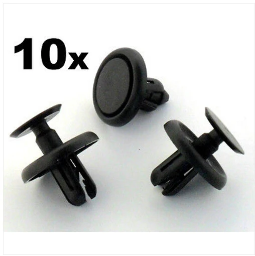 10x Plastic Trim Clips For Toyota Wheel Arch Inner Wing Lining, Engine