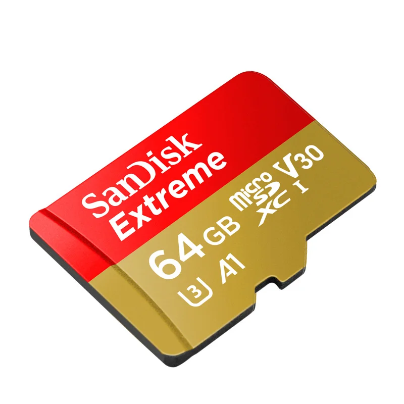 Двойной Флеш-накопитель SanDisk memory card 128GB карта micro sd SDHC/SDXC UHS-I слот для карт памяти micro sd карты TF объемом 64 ГБ, карта 95 МБ/с. 32 Гб Class10 U3 с адаптером SD