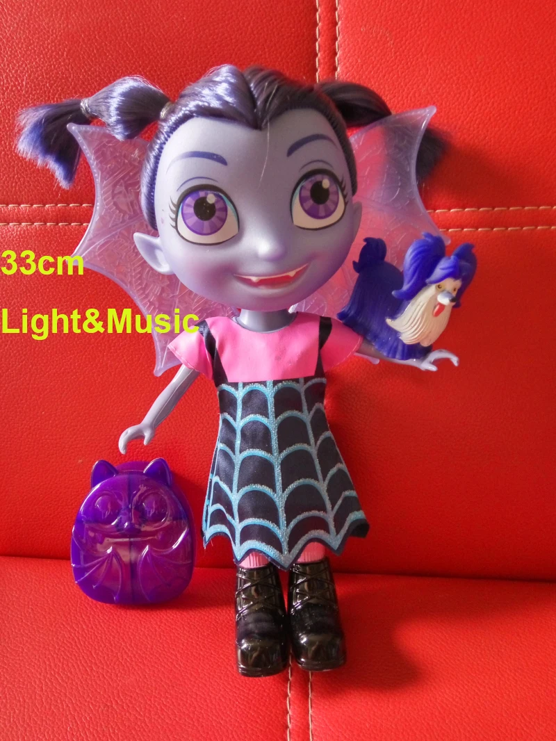 33 см с светильник и музыкальным фильмом Junior Vampirina куклы игрушки вамп Девушка с собакой фигурка игрушки