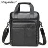 MEIGARDASS Genuine Leather Business Briefcase Men Travel Shoulder Messenger Bags Male Document Handbags Laptop Computer Bag 2
