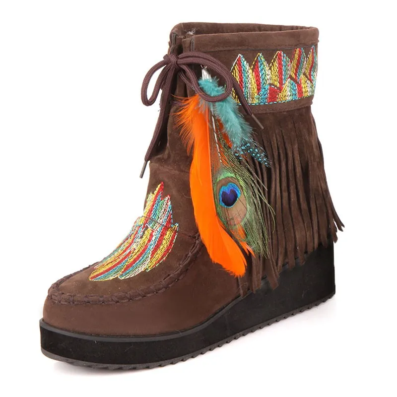 boots for in india indian style retro fringe boots flock chunky feather boots for in india indian style retro fringe boots flock chunky feather
